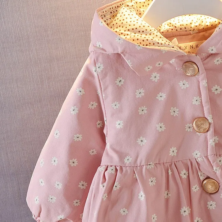 Хлопковая стеганая куртка для маленьких девочек 0, 1, 2, 3, 4 лет, теплая зимняя хлопковая стеганая Одежда для девочек 1-2 лет