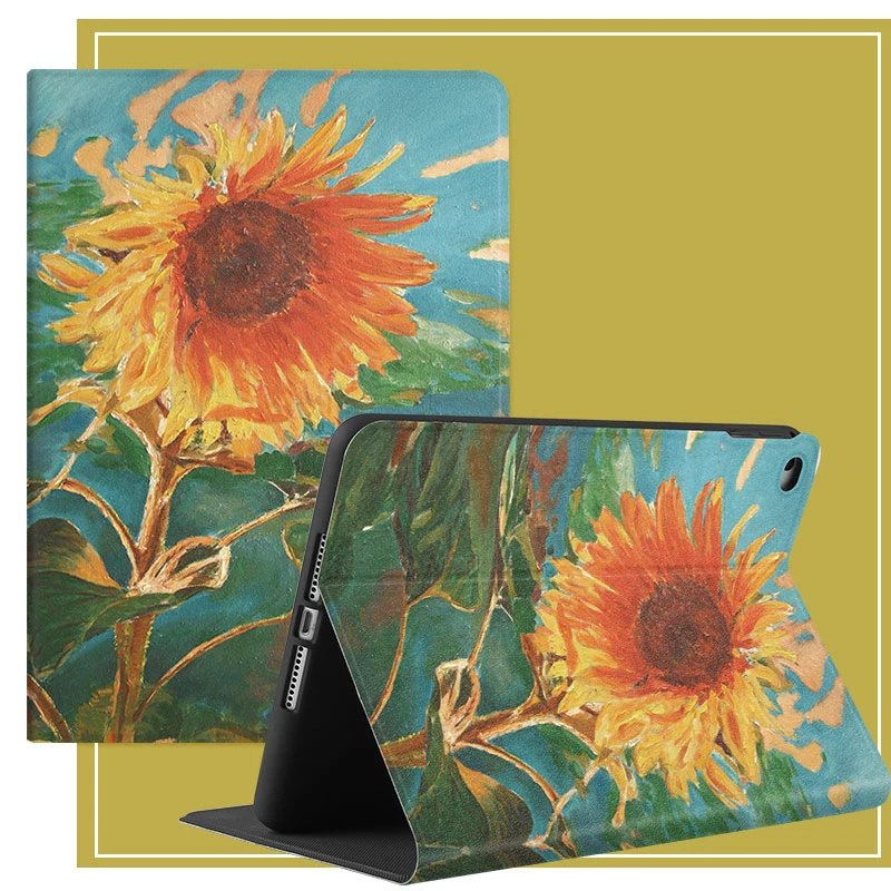 

For iPad Air2/1 9.7"Retro style silicone smart cover, iPad mini 5/4 7.9,2018/2017 9.7, 2019 10.2,Pro 2020 11,Air3 Por10.5 cover
