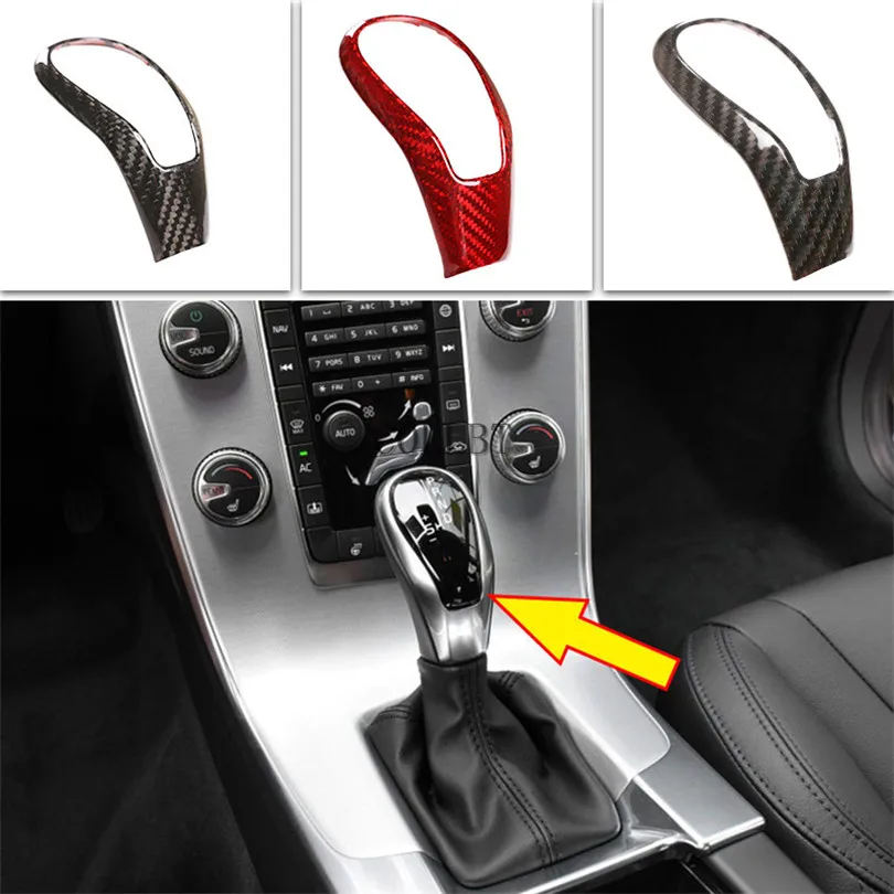 Автомобильная ручка переключения передач из настоящего углеродного волокна