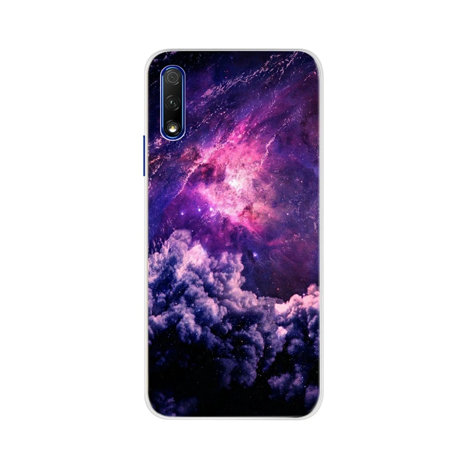 Чехол для huawei Honor 9X9 X, мягкий силиконовый тонкий чехол для телефона с рисунком, чехол для huawei Honor 9X Premium Honor9X STK-LX1, полный Чехол - Цвет: Темно-красный
