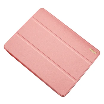 

for 2020 Ipad Pro 12.9 Inch Tablet PC Case/Bracket Case With Contact Pen Anti-Lost Card Slot Design PU Protective Case