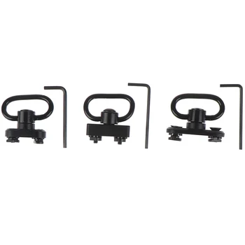 

Swivel Stud Mount Adapter For M Lok Rail Quick Release QD Sling Swivel Adapter Rail Mount Tools Kit Hunting Outdoor Sports Mount