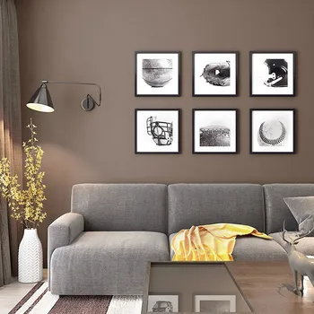 

Brown wallpaper dark brown brown pure color color living room bedroom modern minimalist TV background wall paper