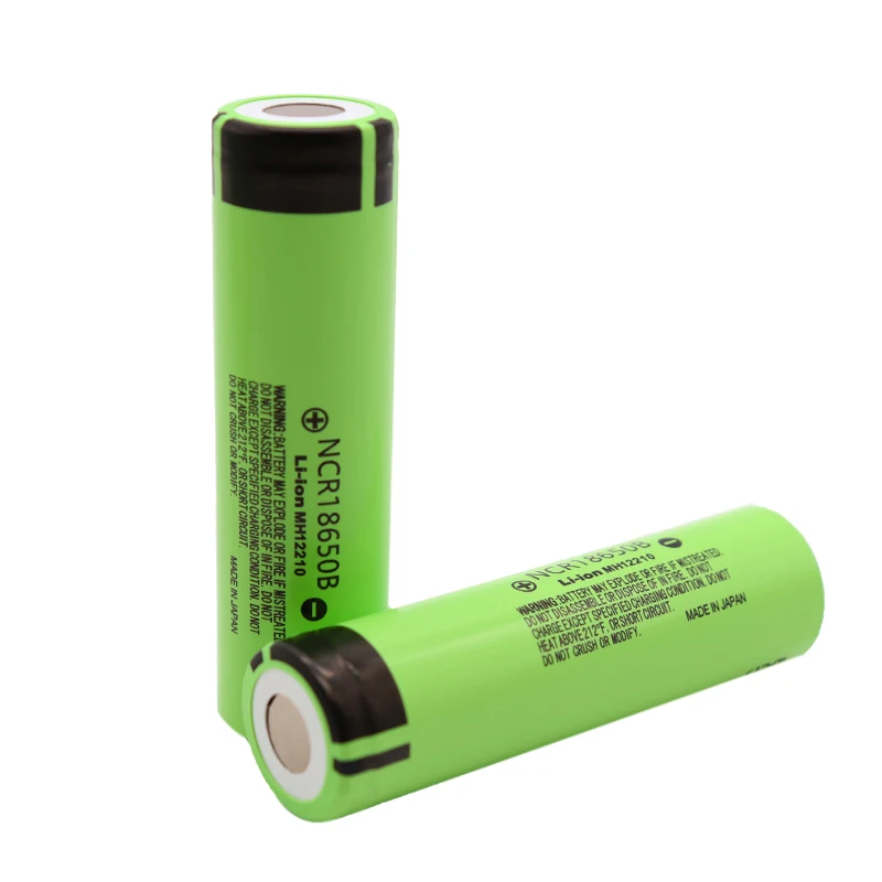 MJKAA 2-6 шт 3,7 V NCR 18650 3400mAh литий-ионная аккумуляторная батарея NCR18650B для фонарика - Цвет: 2pcs