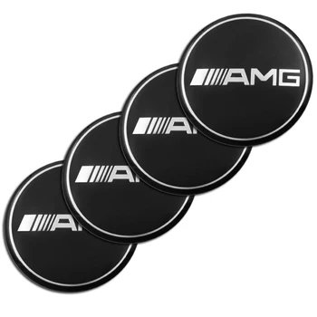 

4pcs 75mm Car Tire Wheel Center Caps for Mercedes benz AMG w204 w203 w212 w211 w124 w210 Car Wheel Hubcaps Rim Car Accessories
