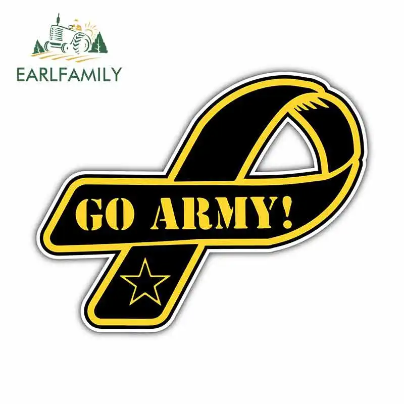 EARLFAMILY 13 см x 10 2 для Go армейская лента Usa автомобильные наклейки индивидуальные