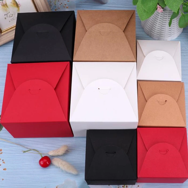 20pcs/set Small With Twine Candy Box Brown/Red Wedding Party Gift Boxes Kraft Paper Favor Gifts Packing | Дом и сад