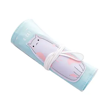 

Creative Animal Pencil Case Reel Pencil Bag Pen Finishing Bag Pencil Curly Cartoon Cotton and Linen ACEHE