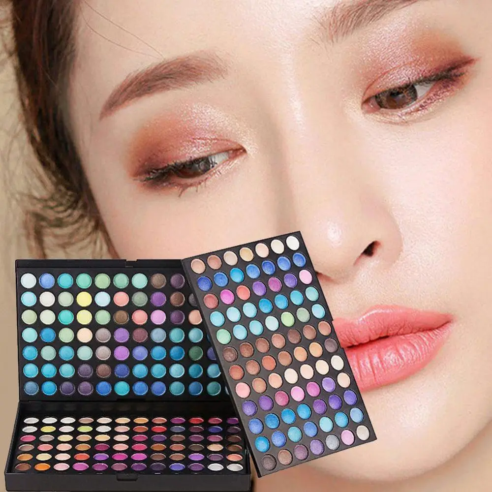 

252 Color Eyeshadow Makeup Palette Set Shimmer Professional Lip Gloss Collection Makeup Kit Matte Eye Shadow Face Foundation