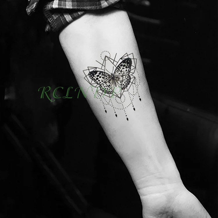 Fashion Waterproof Temporary Tattoo Sticker Butterfly Fake Tatto Flash Tatoo Wrist Foot Hand Arm Chest For Girl Women Men Kids | Красота и