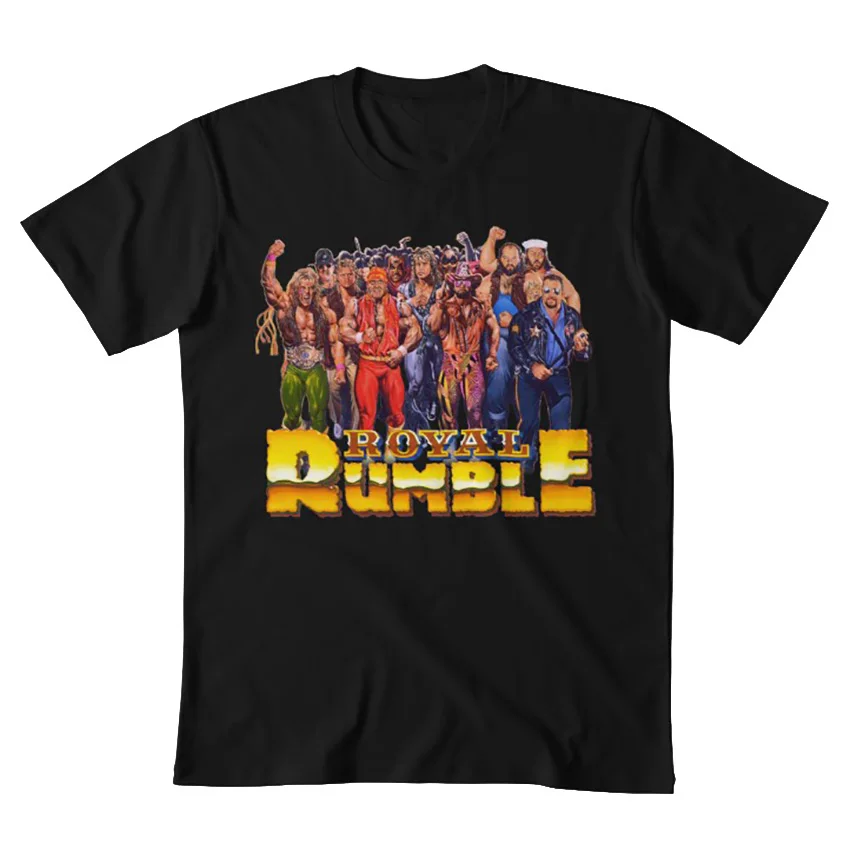 1991 Rumble! Футболка борьба WWF 90s ретро старая школа Винтаж Классический гул ТВ Популярные