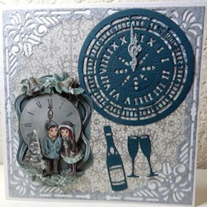 2307 background box cutting dies hollow watch lace metal cut scrapbook home decor
