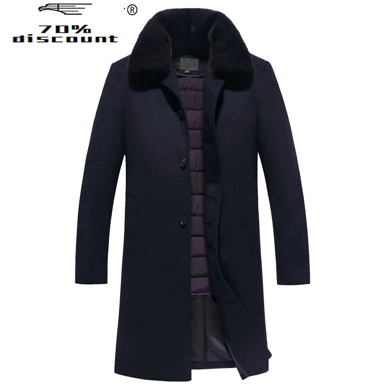 200%Wool Coat Winter Jacket Men 90% Duck Down Jackets Mens Mink Fur Collar Woolen Coats Plus Size JLK28BZ8023 MY2302 200%Wool Coat Winter Jacket Men 90% Duck Down Jackets Mens Mink Fur Collar Woolen Coats Plus Size JLK28BZ8023 MY2302