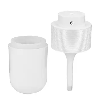 

5V 3W Multifunction Car Air Humidifier Sprayer aroma USB Mini Purifier Cleaner with colorful lights Universal White Silver gray