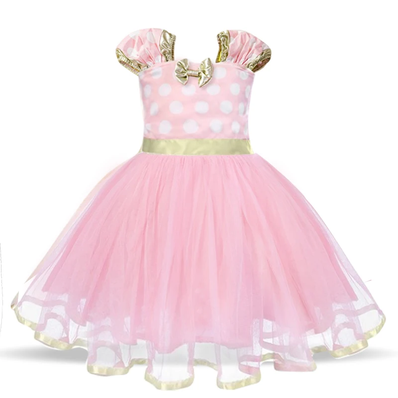 Style 4 Pink Платье на первый день рождения для девочек, для новорожденных, для малышей, платье принцессы на Хэллоуин, карнавал, платья для девочек, одежда для вечеринки, выпускного вечера - Цвет: Style 4 Pink