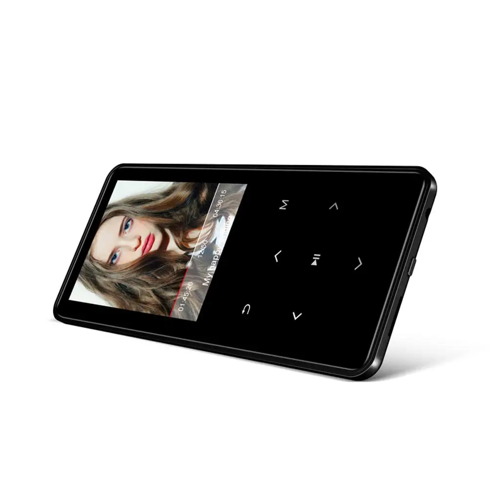 Многофункциональный HIFI неразрушительный Bluetooth Сенсорный экран MP3 плеер портативный тонкий MP5 студенческий английский плеер бег