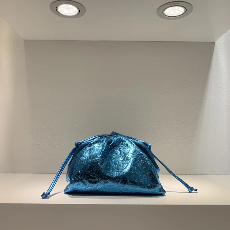 blue (sheepskin) Роскошных сумок для аккуратного хранения Для женщин сумки, дизайнерские сумки, кошельки и Сумки, округлый Bolsos Mujer женская сумка-клатч в Для женщин мешок - Цвет: blue (sheepskin)