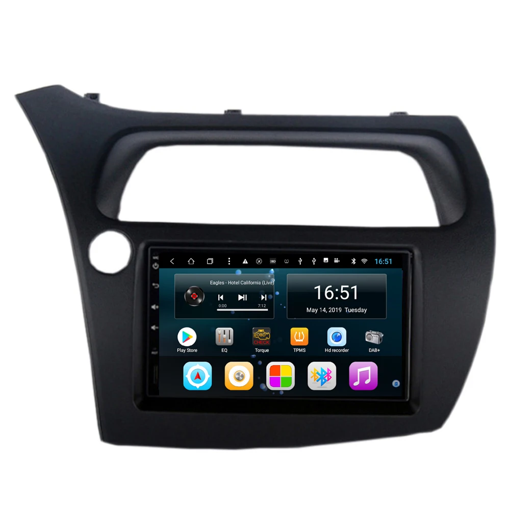 

Car radio HD 1080P support android google play store system language fast delivery for Honda civic hatchback 9inch Android 8.1