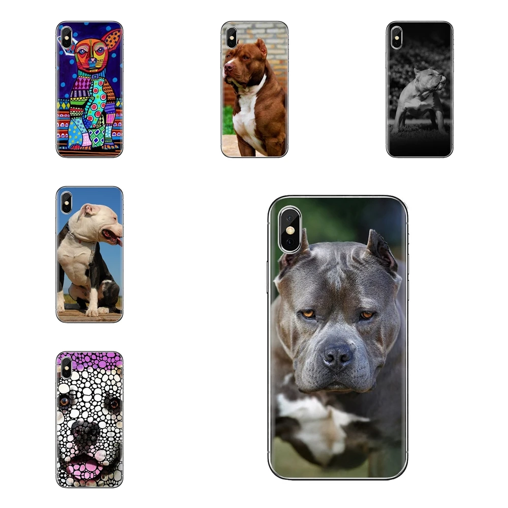 For Samsung Galaxy J1 J2 J3 J4 J5 J6 J7 J8 Plus 2018 Prime 2015 2016 2017 TPU Transparent Cases Pastel Puppy Pitbull Dogs Animal | Мобильные