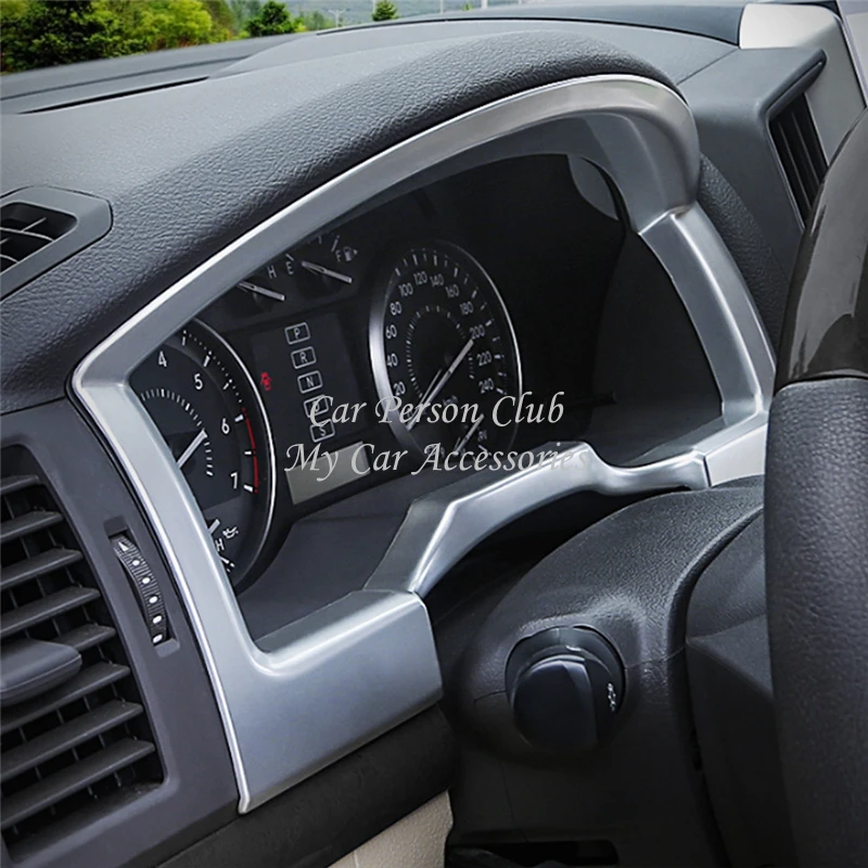 

For Toyota Land Cruiser LC200 2016 2017 Console Tachometer Fuel Tank Dashboard Cover Trims Inner Instrument ABS Car Accessories