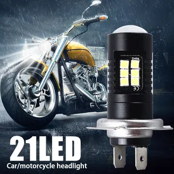 

Modified Headlights 21W 21LED Motorcycle Lamp Fog Light Hi/Lo Cars DC12V 7000K Motorbike Bulbs Moto