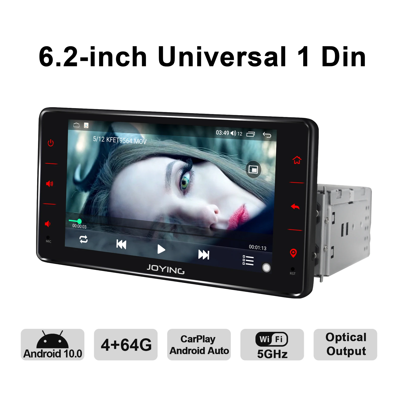JOYING новейший Android 10 0 6 2 дюймов 4 Гб ОЗУ и 64 ПЗУ автомобильный радиоплеер GPS стерео