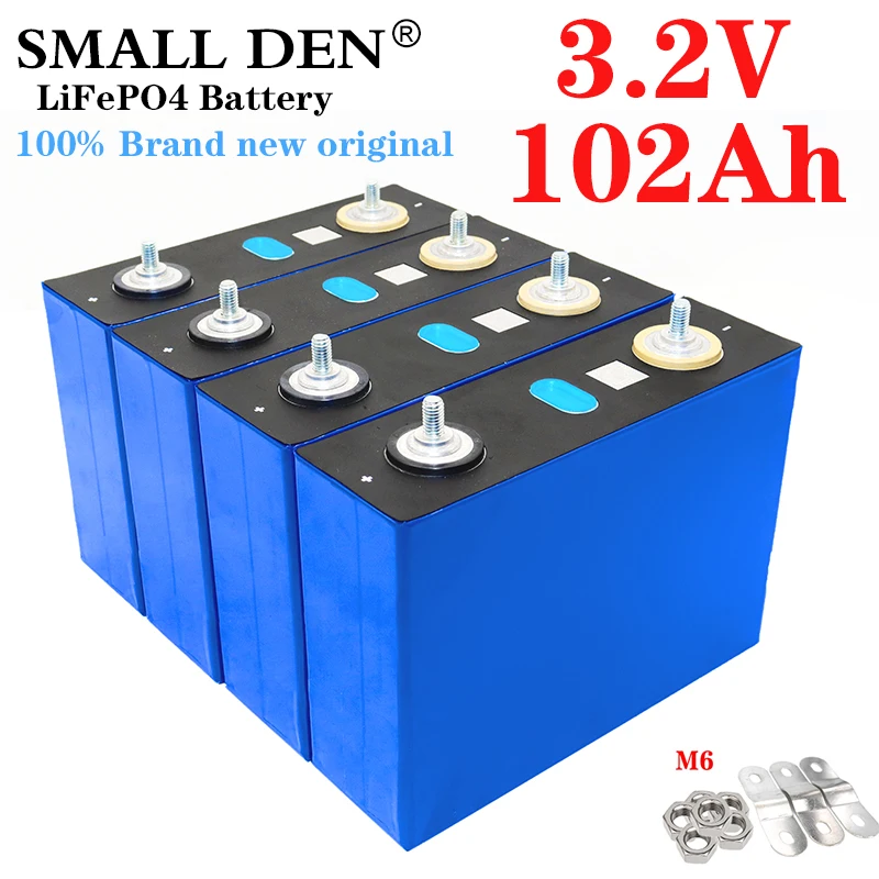 

4PCS LifePO4 battery 3.2v 100Ah 3C discharge,used for 12V DIY solar inverter electric car golf cart manufacturing marine battery