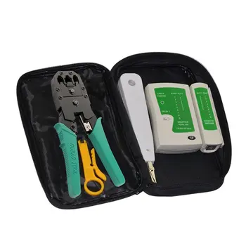 

Portable Lan Network Repair Tool Kit Cable Tester Plier Crimper Plug Clamp Computer Handtool Set 1 Set