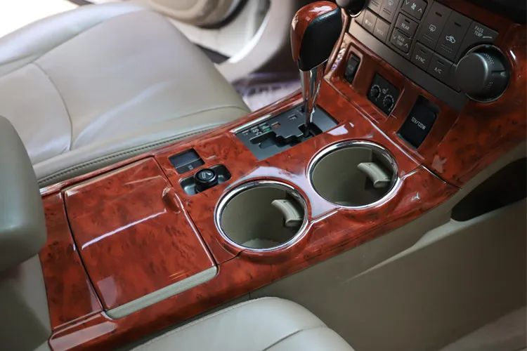 Для 2009- Toyota Highlander персиковая деревянная рамка Радио Аудио Панель тире крепление отделка комплект для переоборудования фасции лицевая рамка