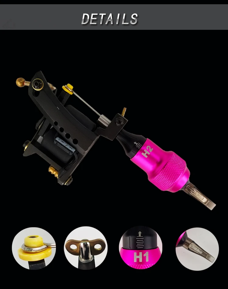 25MM H2 Tattoo Adjustable Cartridge Grip For Cartridge Tattoo Machine& Needles Supply Wholesale