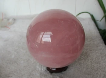 

+++---429+++NATURAL PRETTY ROSE QUARTZ CRYSTAL SPHERE BALL