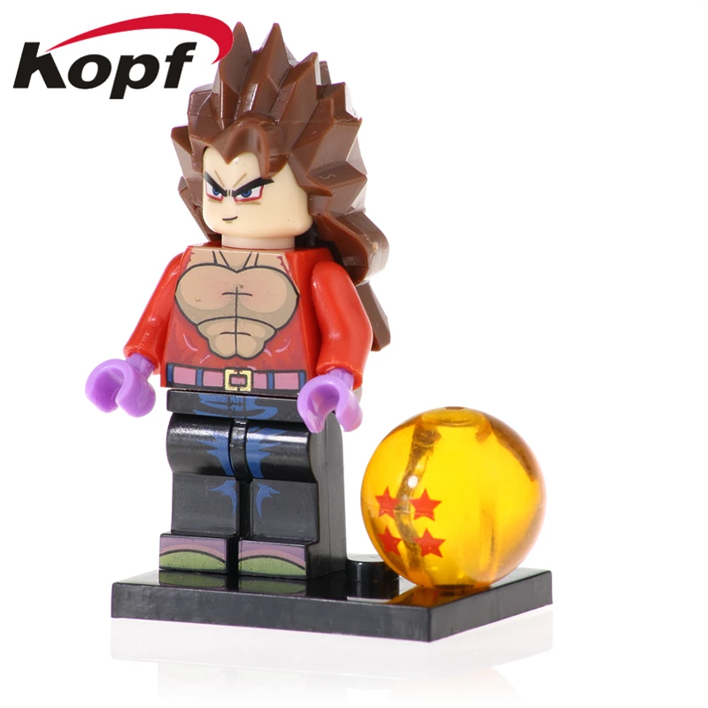 

Single Sale PG1601 Action Goku Vegeta Bricks Collection Dragon Ball Building Blocks Action Figures Toys For Children PG8182