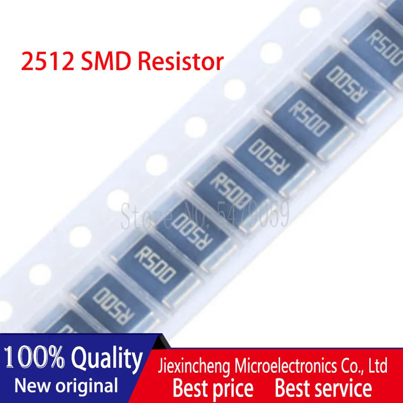 

2512 1W 1% 0.56R R560 0.62R R620 0.68R R680 0.75R R750 SMD resistor