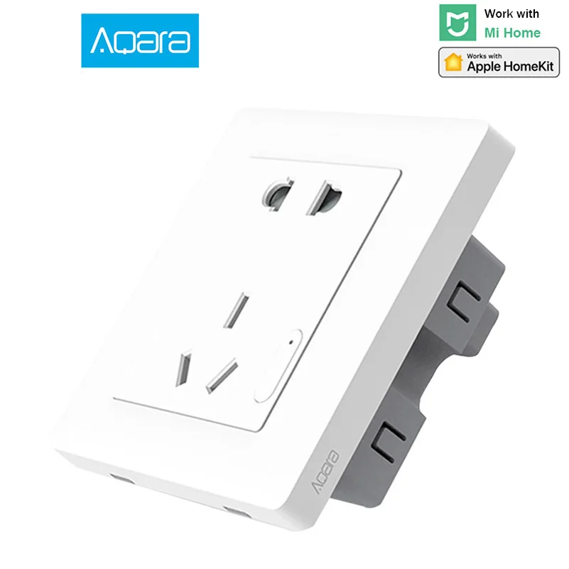 Умная розетка Aqara Домашний Светильник ZiGBee настенный выключатель с помощью