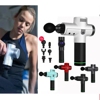 

Wireless Massage Pistol Muscle Stimulator Rechargeable Deep Tissue Massage Device Relaxation Body Slimming Shaping Pain Relief