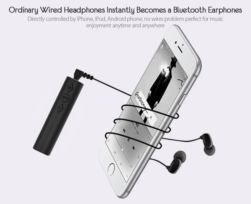 3,5 мм AUX аудио стерео музыка автомобильный Динамик адаптер Bluetooth V4.1 приемник