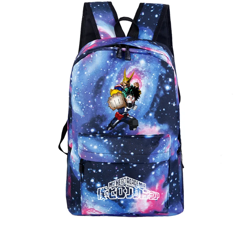 

Рюкзак моя геройская Академия Bakugou Katsuki Bakugo, студенческий школьный ранец в стиле аниме, дорожные сумки на плечо, рюкзак для ноутбука
