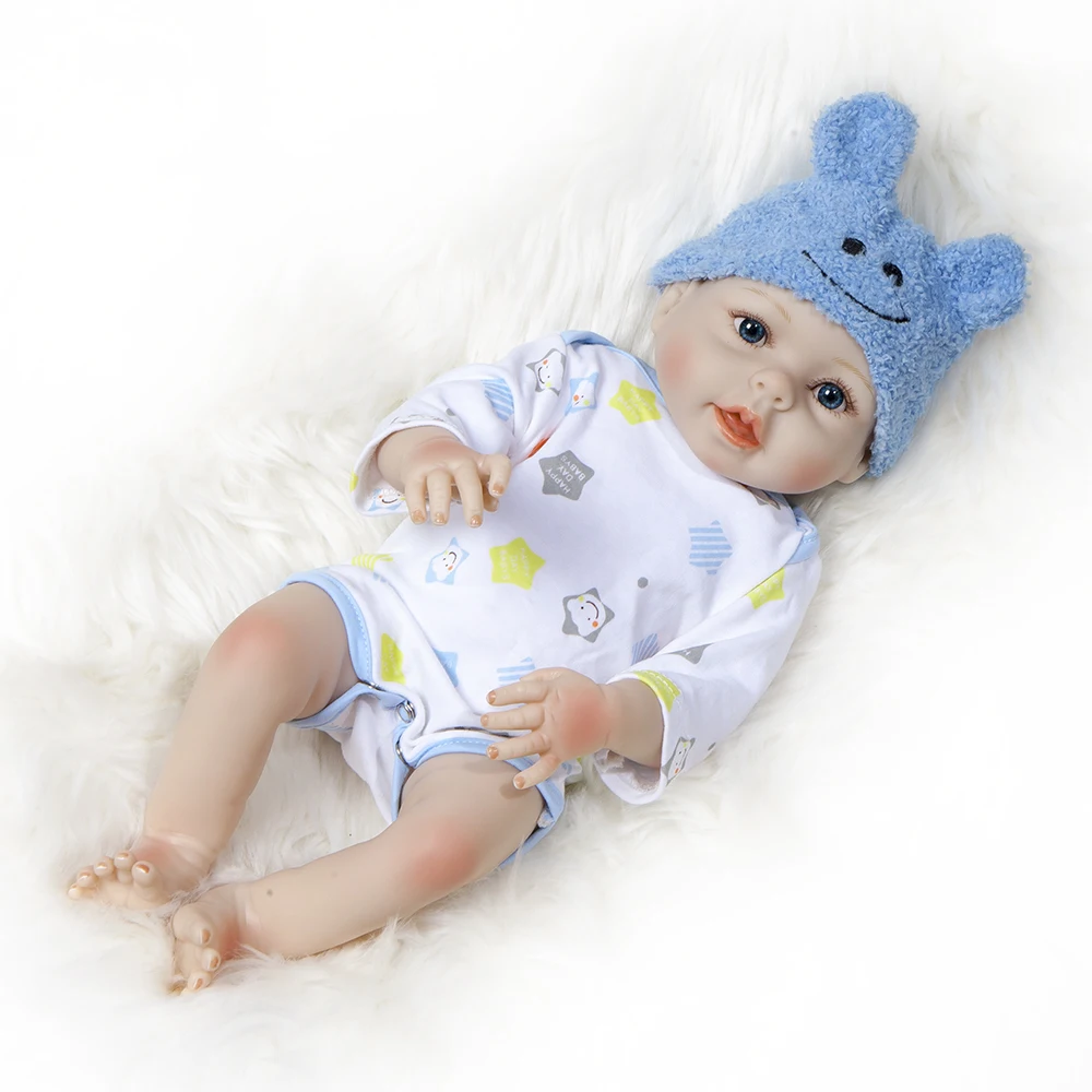 20 дюймов реалистичные Bebe Reborn Новорожденные куклы Reborn Реалистичные полные тела силиконовые куклы для малышей игрушки