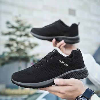 

Men Vulcanize Shoes Sneakers Breathable Men Casual Shoes No-slip new Male Air Mesh Lace Up Men Shoes Tenis dropshipping