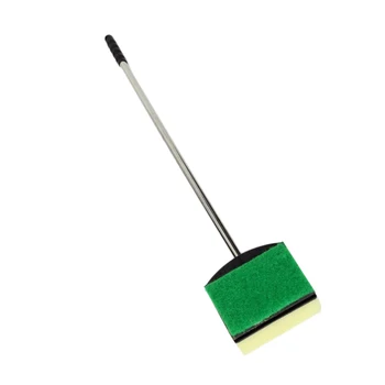 

Short Section Fish Tank Stainless Steel Long Handle Double-Sided Telescopic Cylinder Brush Aquarium Cleaning Artifact