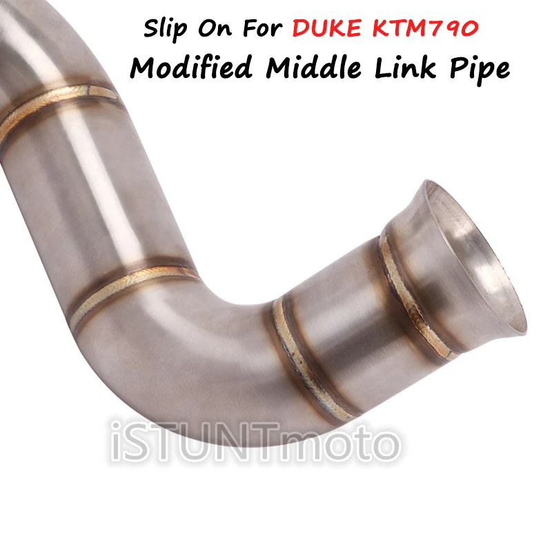 Silp On для DUKE KTM790 KTM 790 DUKE790 выхлопная труба мотоцикла, Модифицированная 51 мм Соединительная средняя Соединительная труба