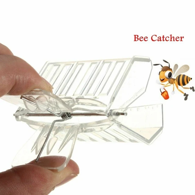 Műanyag Méhészeti Méhkaparó Szerszám Queen Clips Bee Catcher Cage Méhész Felszerelés Tartós - Image 2