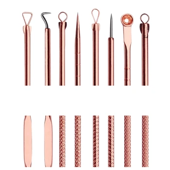 

4 pcs/Set Acne Blackhead Pimple Treatment Pin Kits Comedone Pin Needle Tool