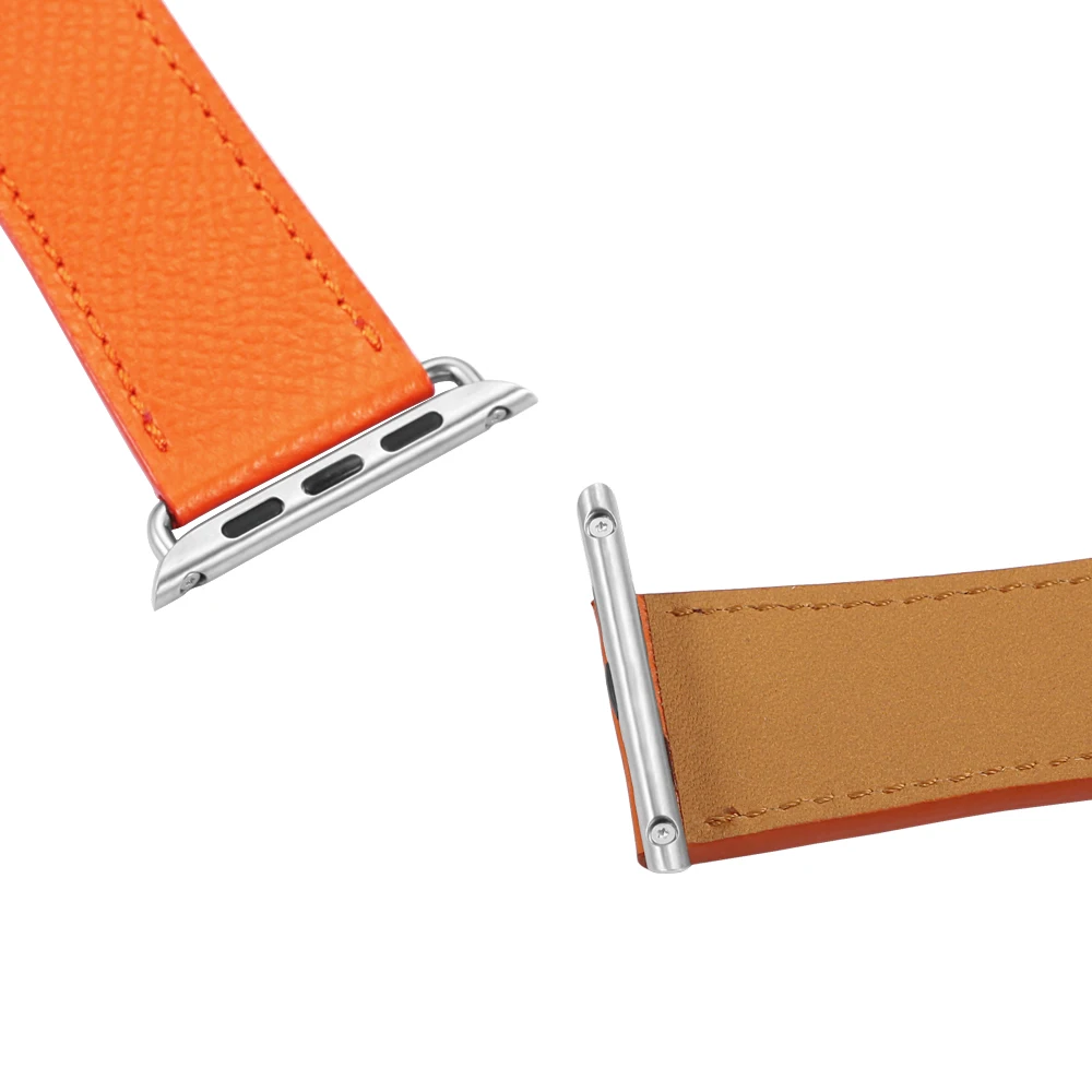 iStrap Genuine Leather Vintage Loop Strap for Apple Watch Band Iwatch 3/2/1 Replacement Bracelet