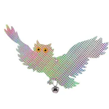 1 шт. садовая Лазерная подвешивающая поддельная Сова чучело Сова светоотражающий отпугивающий отпугиватель птиц инструмент для защиты растений