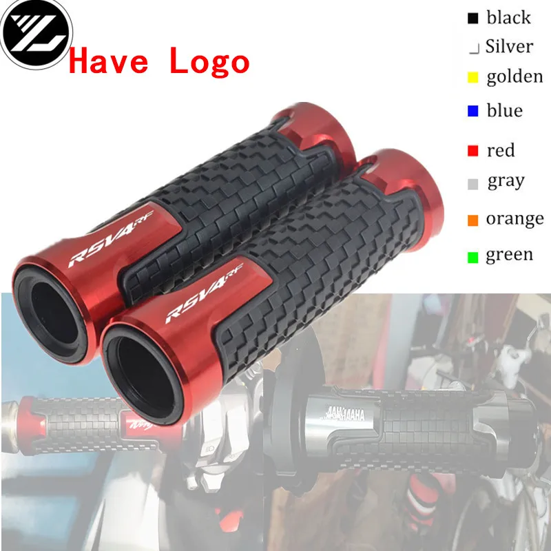 

handle 7/8"22mm Motorcycle handlebar grips & handle bar ends hand cap for Aprilia RSV4 RF 2016-2017