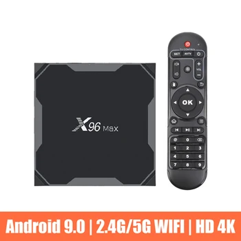 

2020 Android 9.0 TV Box X96 Max Plus Amlogic S905x3 8K Smart Media Player 4GB RAM 64GB ROM X96Max Set top Box QuadCore 5G Wifi