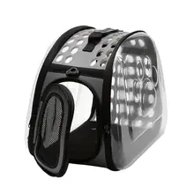 Легко-прозрачный складной рюкзак для кошек, универсальный рюкзак для кошек, собак, дорожная сумка-переноска, посылка, прозрачный дышащий кошачий трав