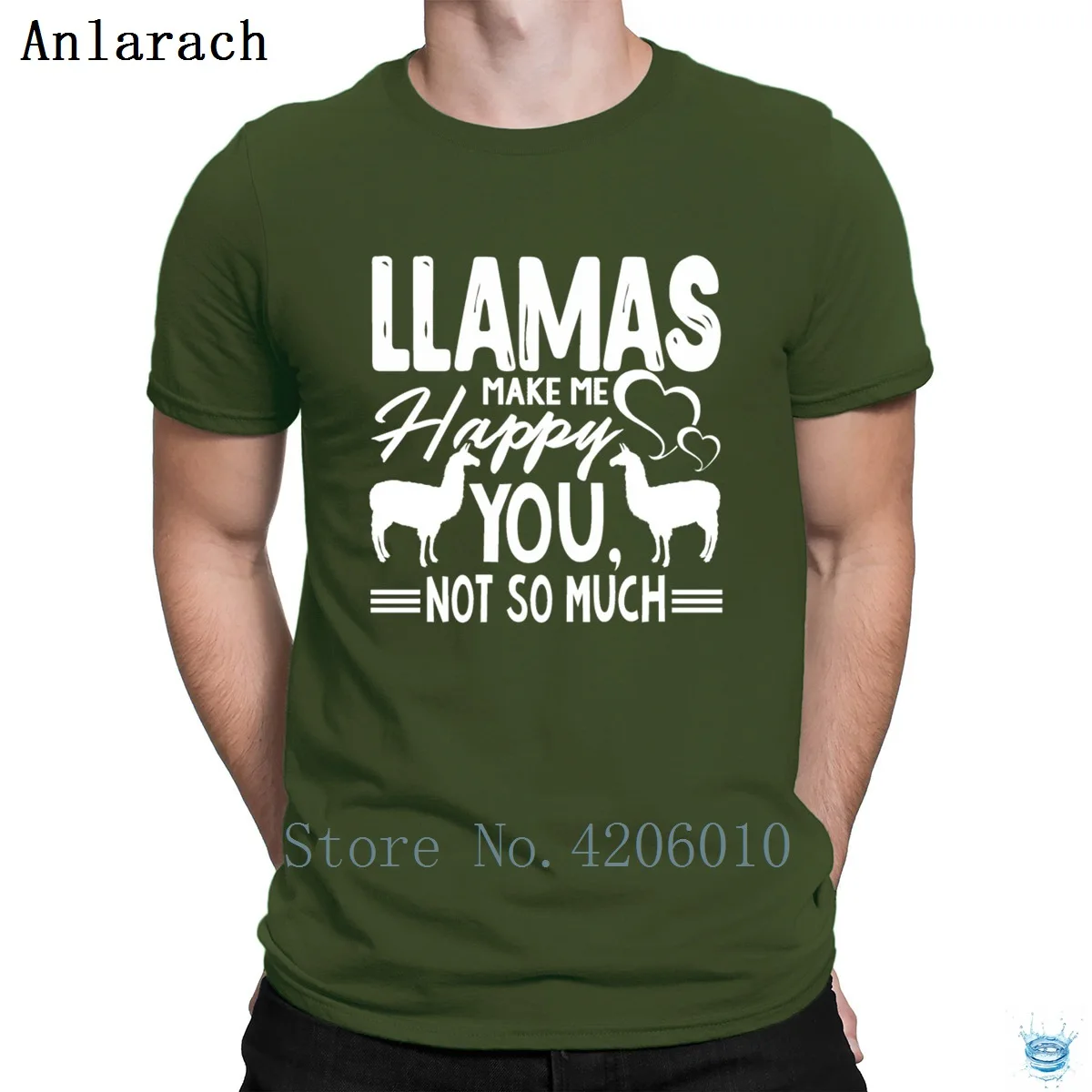 Llamas/футболка с надписью «Make Me Happy», дешевая распродажа, Мужская футболка с круглым вырезом и юмором на заказ, популярная футболка, стиль, Anlarach Sunlight