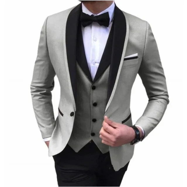 Последний дизайн пальто брюки розовый модный мужской костюм Slim Fit смокинг жениха 3 шт. индивидуальный заказ Свадебные Костюмы Блейзер комплект